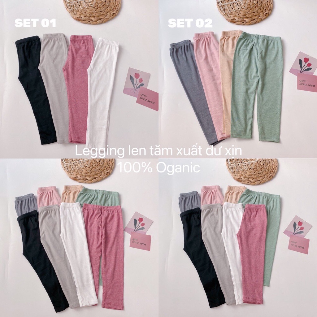 Quần legging thun tăm