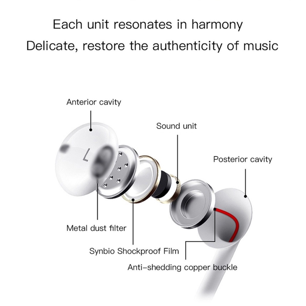 Tai Nghe Nhét Tai Bluetooth Có Dây Kèm Mic Cho IPhone 13 12 11 Pro XR XS Max Mini 7 Plus Xiaomi