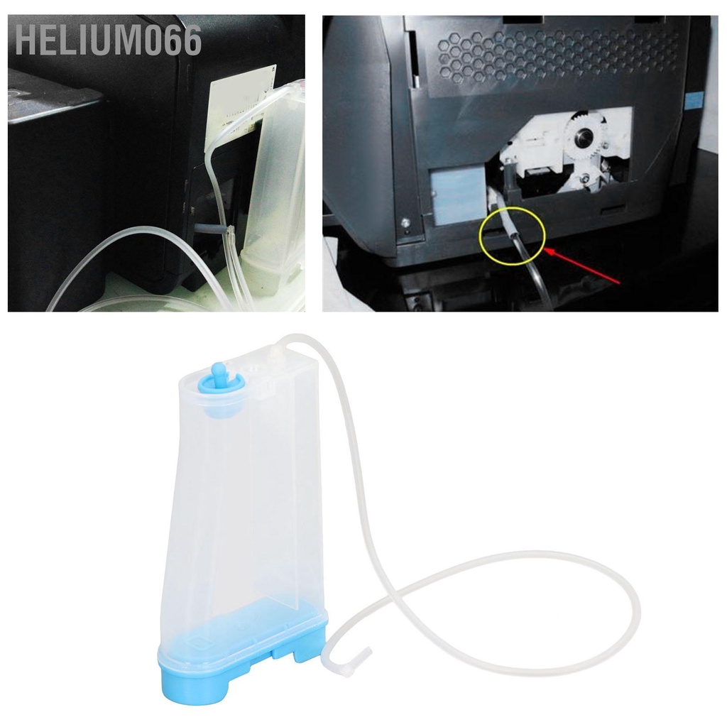 Helium066 Chai mực thải Dễ dàng làm sạch Máy in nhựa tái sử dụng Bộ thu cho L805 R330 1390 L801 T50 1800 270