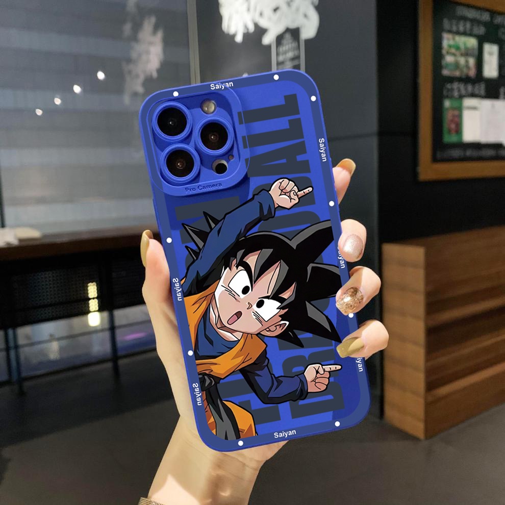 Ốp Điện Thoại Góc Vuông In Hình Dragon Ball Cho Xiaomi Redmi Note 11 Pro 5G 11S 10 Pro 4G 10S Redmi 10C 9C A1