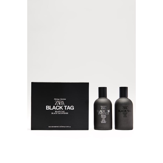 Sét nước hoa ZARA BLACK TAG EDP + BLACK TAG INTENSE EDP 200ml -N1