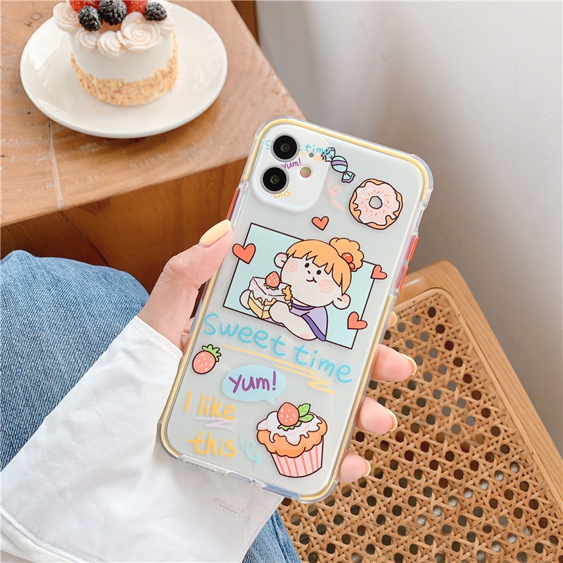 Ốp iphone - Ốp lưng Summer and sweet trong 4 góc 6s/6splus/7/8/7plus/8plus/x/xs/xsmax/11/11promax - Sale Sốc V2-4