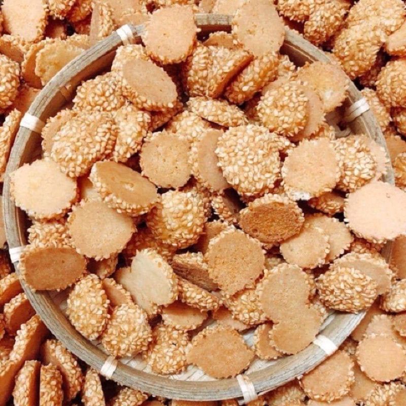 1 kg bánh vừng vòng mè nhện đóng túi zip .