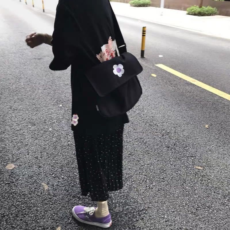 Túi Đeo Chéo Một Bên Vai Bằng Vải Bạt Sức Chứa Lớn Phong Cách Xinya Nhật Bản Mới 2020 Dành Cho Bạn Nữ Sinh