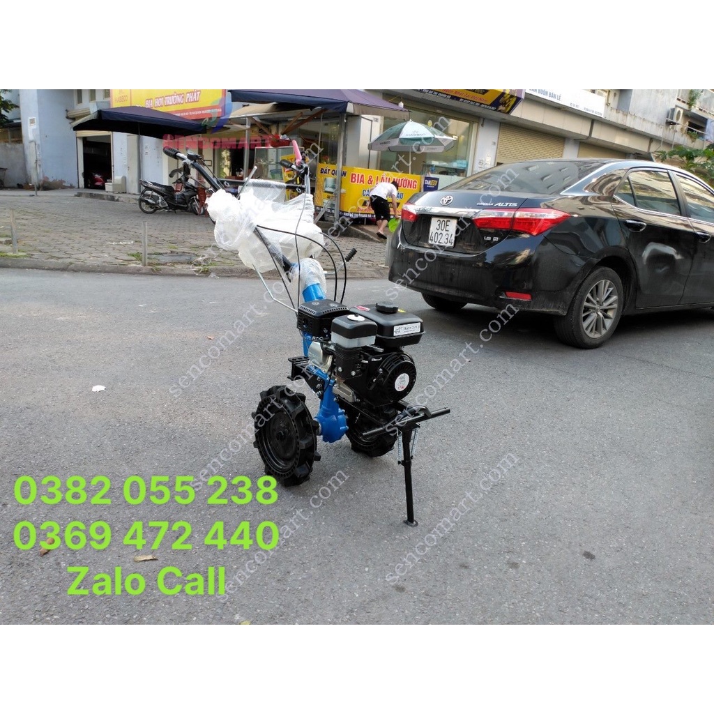 Máy xới đất khô, cày ruộng nước Tiger 170F chạy xăng 4 thì cao cấp