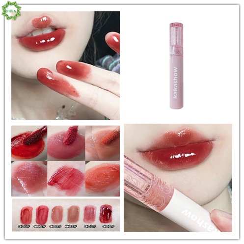 Son Bóng Qipin Kakashow Dưỡng Ẩm Lâu Trôi Màu Sắc Lấp Lánh