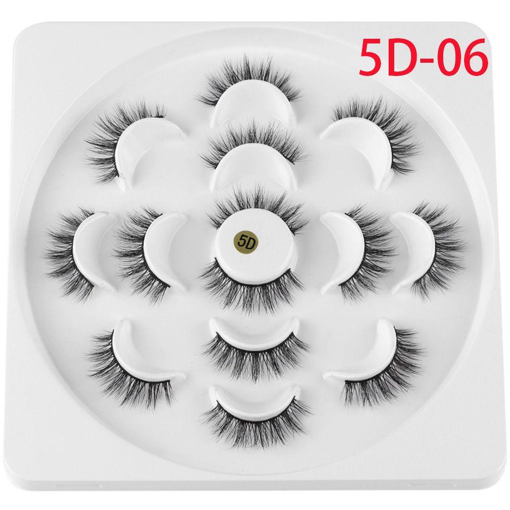 Xiantin Set 7 Cặp Lông Mi Giả SKONHED Trang Điểm Thủ Công