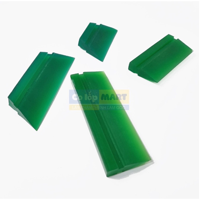 Gạt silicon dán phim, Gạt giấy decal, wrapping đổi màu xe màu xanh hình chữ nhật hình thang