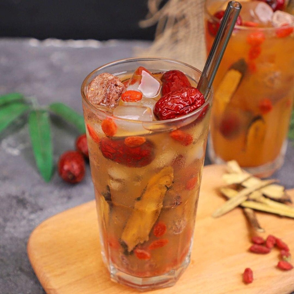 Set 20 gói trà lipton xí muội thảo mộc giải nhiệt