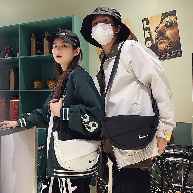 Túi Đeo Chéo Vai Bằng Vải Thời Trang Sành Điệu Cho Nam Và Nữ