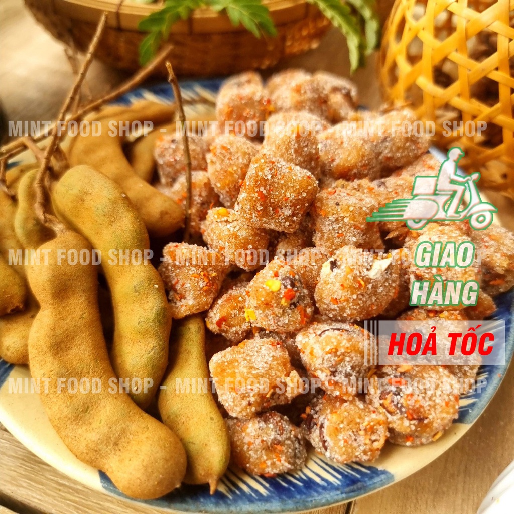 Me Xí Muội - Me Lào Thái Lan Rim Muối Ớt Lon 500gr