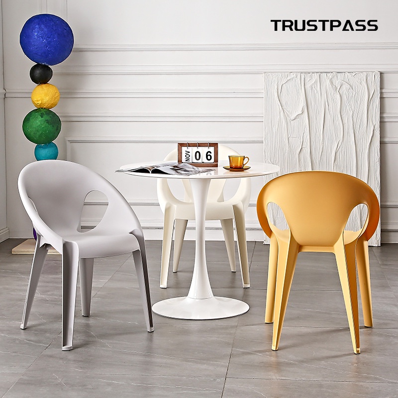 Ghế nhựa dùng cho bàn ăn, quán cafe S3019