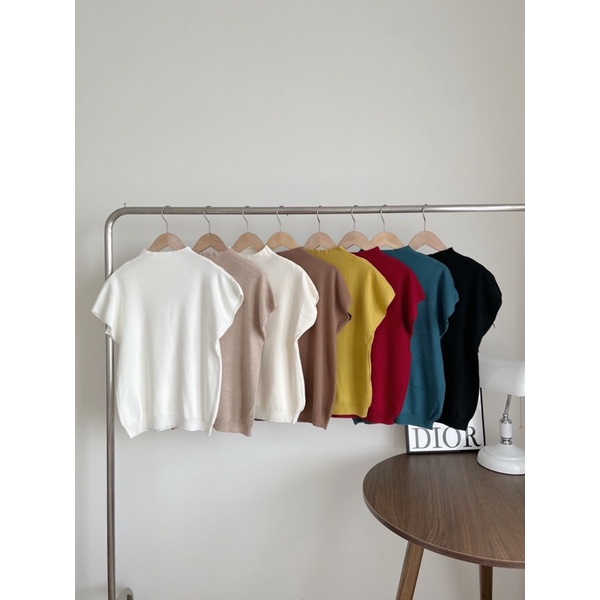 Áo len tay hến lông thỏ siêu mịn