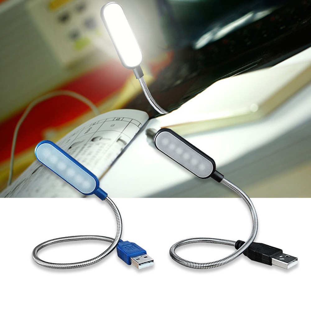 Đèn Đọc Sách Mini USB 6Led Linh Hoạt Tiện Dụng Cho Máy Tính / Notebook / PC