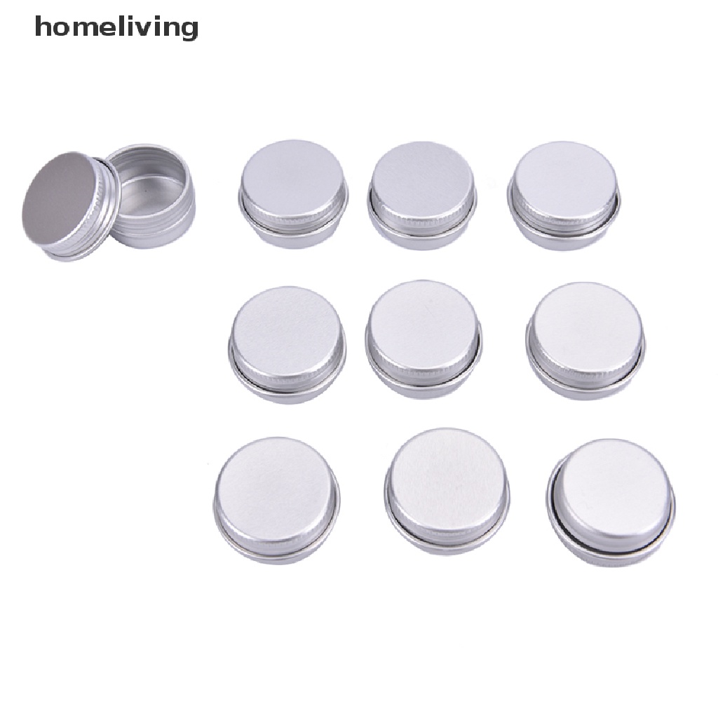 Set 10 Hộp Thiếc Nhôm 5ML Đựng Mỹ Phẩm Tiện Dụng