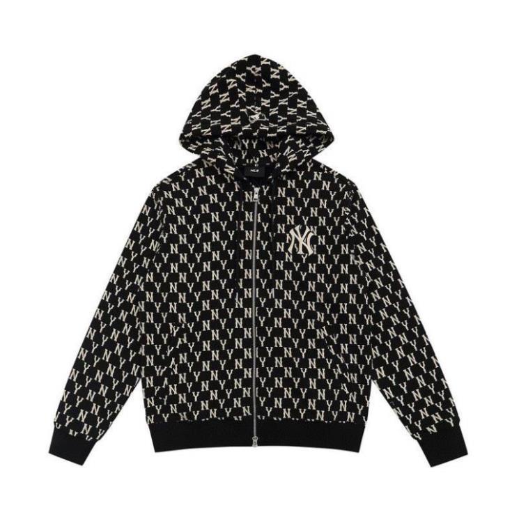 Hoodie Zip MLB Monogram Có Khóa kéo Vải cotton 100%