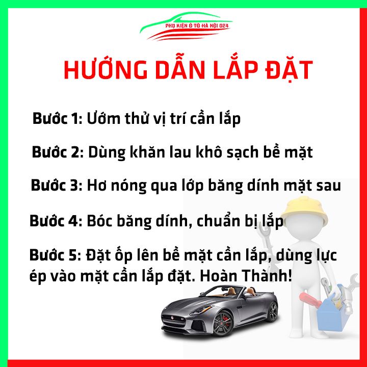 Ốp viền đèn gầm trước sau xe Raize 2021-2023 Cacbon chống trầy trang trí làm đẹp xe