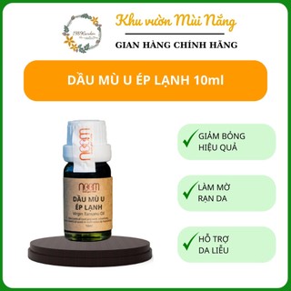 Dầu mù u ép lạnh nguyên chất organic Noom 10ml - khử khuẩn, thúc đẩy tái tạo da