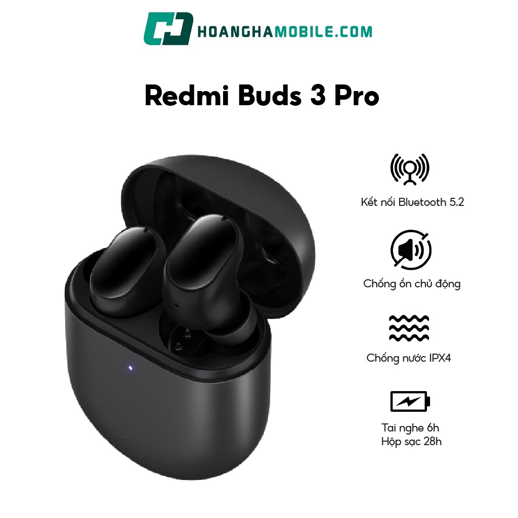 Tai nghe Redmi Buds 3 Pro Bảo Hành Chính Hãng - Hoàng Hà Mobile