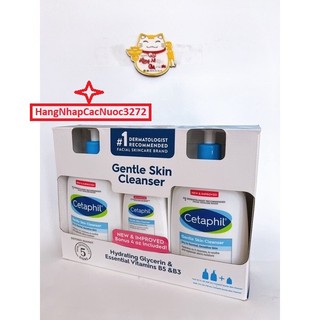 Sét 2 chai sữa rửa mặt cetaphil mỹ