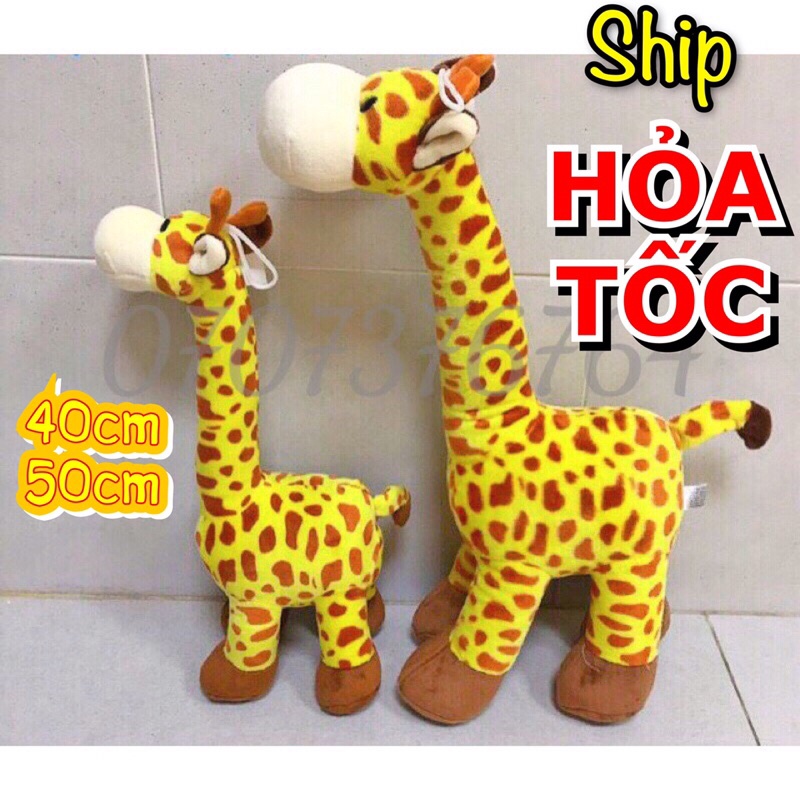 [Sỉ] Thú Bông HƯƠU CAO CỔ 60cm Cao Cấp,Lông Nhung Mịn,Gòn 100%