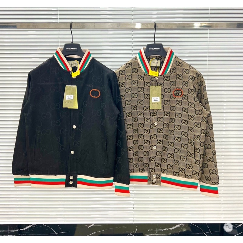 Áo Khoác Bomber Gucci Chất Thô Newww