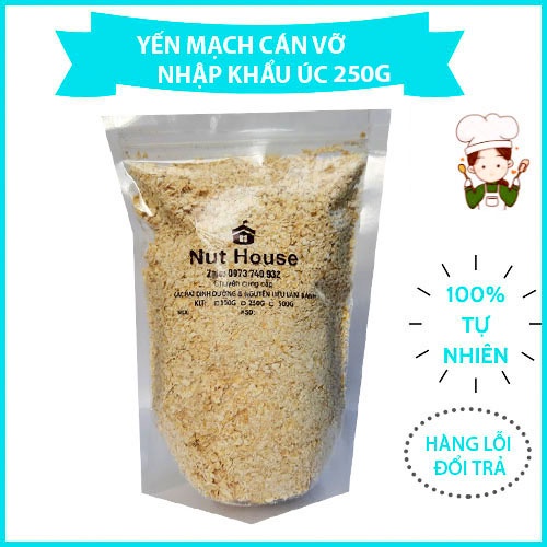 Yến mạch Úc cán vỡ 500g
