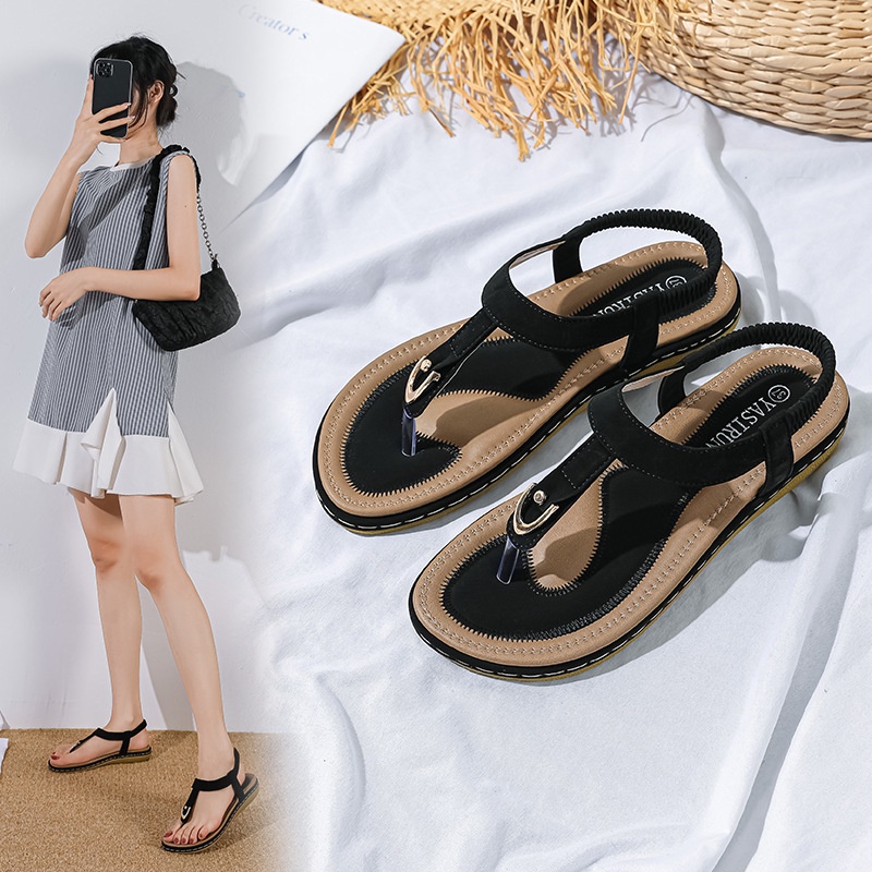 Sandal Đế Bằng Plus Size Cho Nữ
