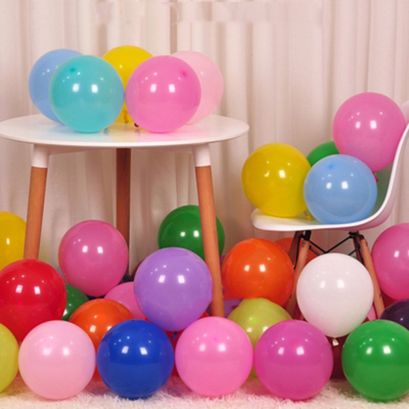 Set 50 Bong Bóng Cao Su Dày 12 Inch Trang Trí Tiệc