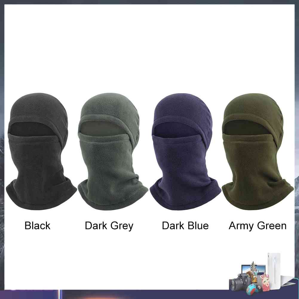 Mũ Balaclava Bằng Lông Cừu Giữ Nhiệt Thoải Mái Dùng Khi Đạp Xe / Trượt Tuyết
