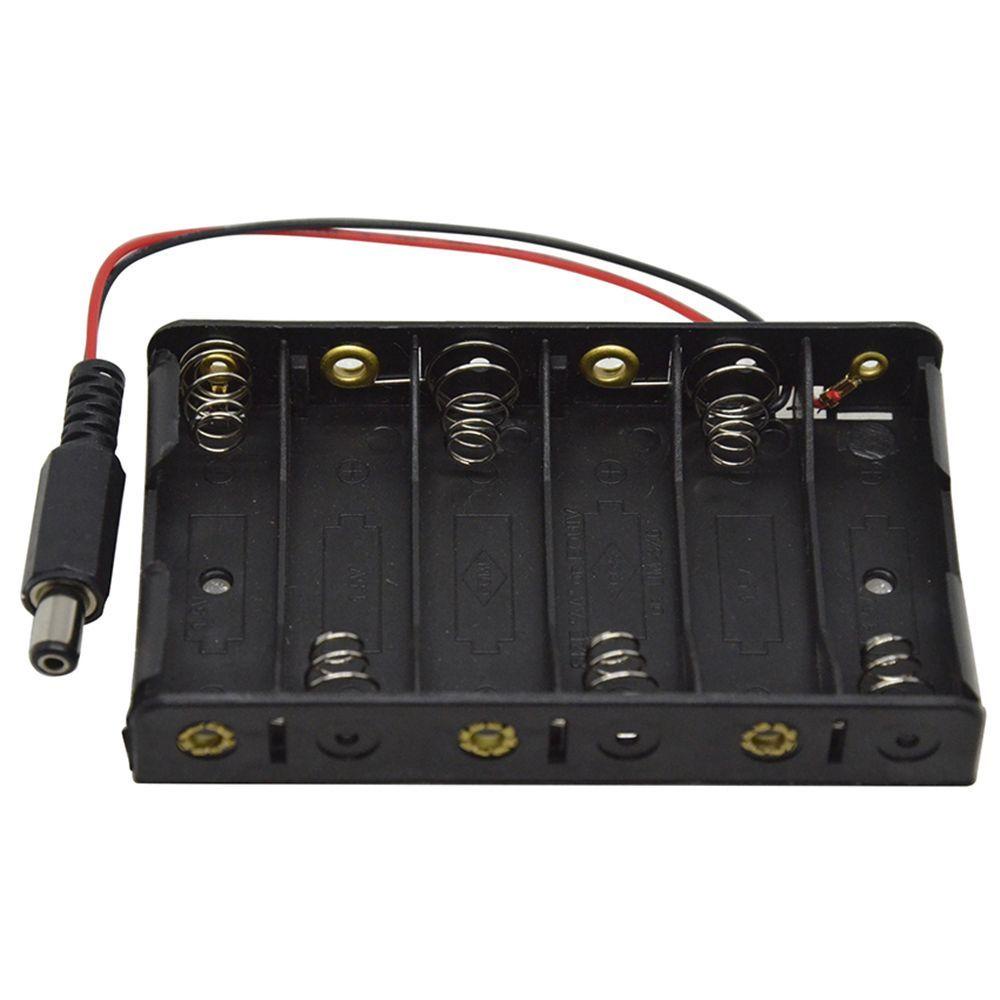 Khay Đựng Pin AA DC2.1 AA 6 X AA Giá Đỡ