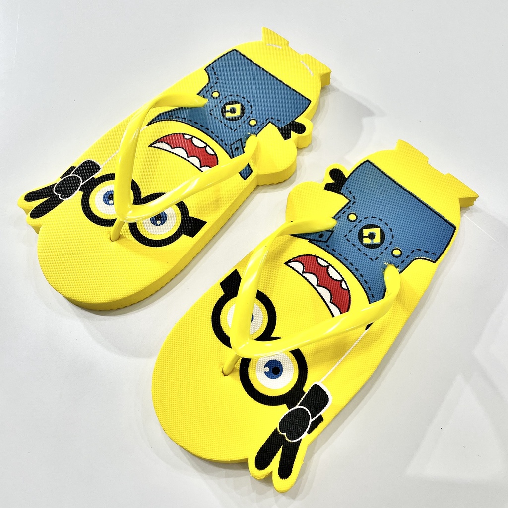 Dép kẹp xỏ ngón nữ Minions Banana hot trend dễ thương êm ái giá siêu rẻ cho các chị em.