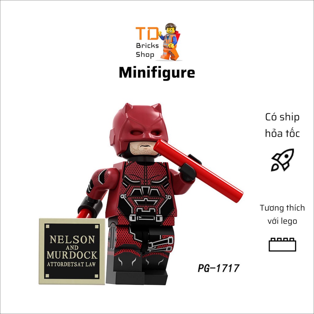 Minifigures, đồ chơi lắp ráp nhân vật siêu anh hùng Marvel, mô hình hàng mới 100%, PG8196