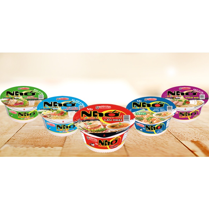 Phở Bò Nhớ Mãi Mãi Acecook, Miến Sườn, Hủ Tiếu Nam Vang, Mì Lẩu Thái 73G X Tô