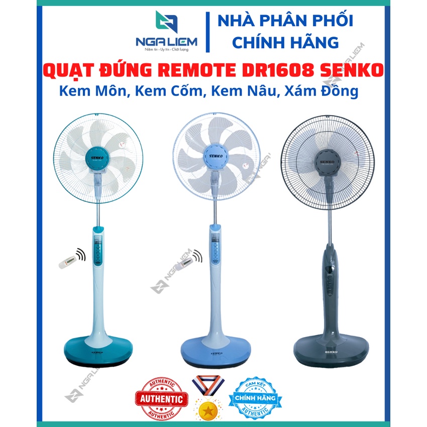 Quạt Đứng Remote DR1608 Senko