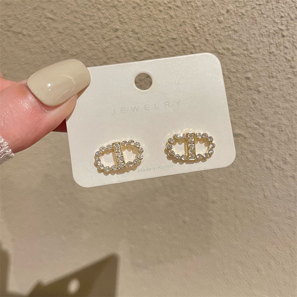 1 Cặp Bông Tai Bạc 925 Đính Kim Cương Nhân Tạo Thời Trang Khuyên Tai Cao Cấp Thời Trang Sang Trọng Dành Cho Nữ 2022