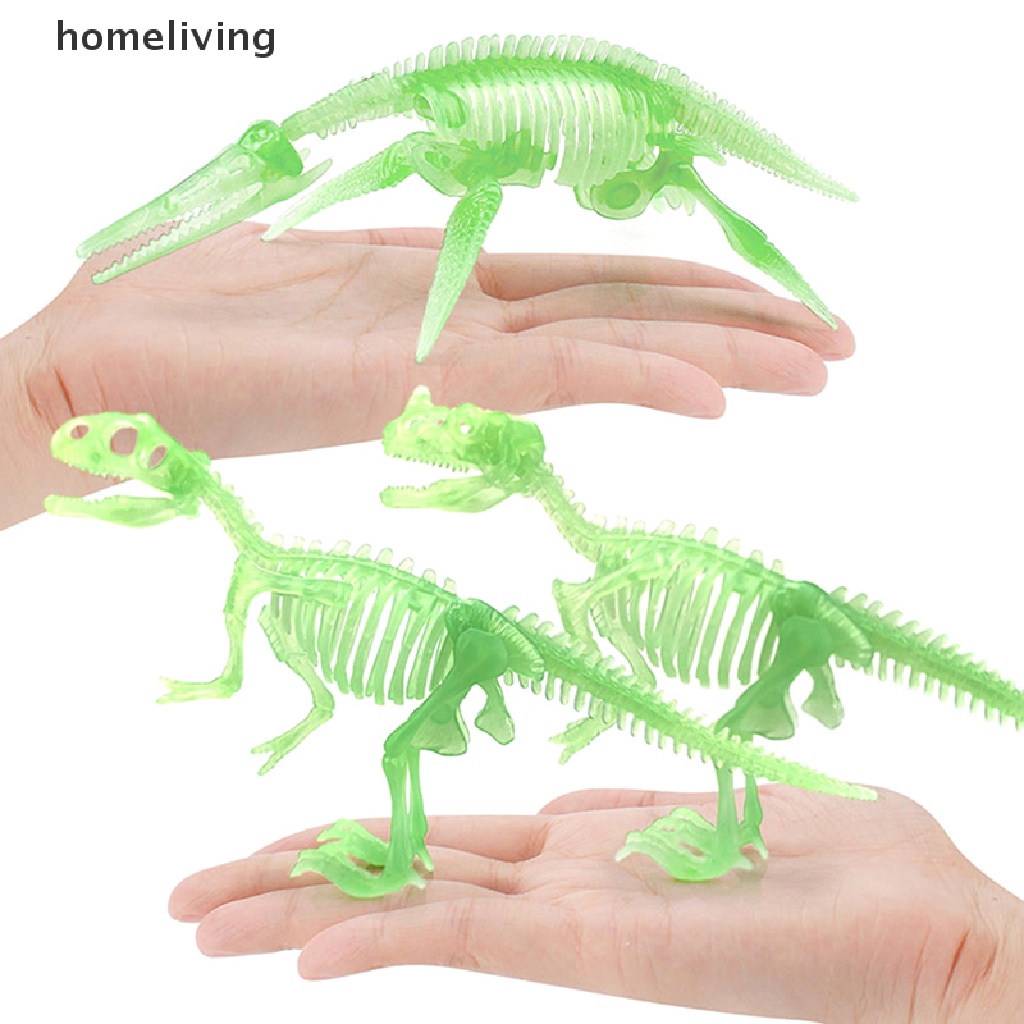 Mô Hình Xương Khủng Long Hóa Thạch Màu Dạ Quang Trang Trí