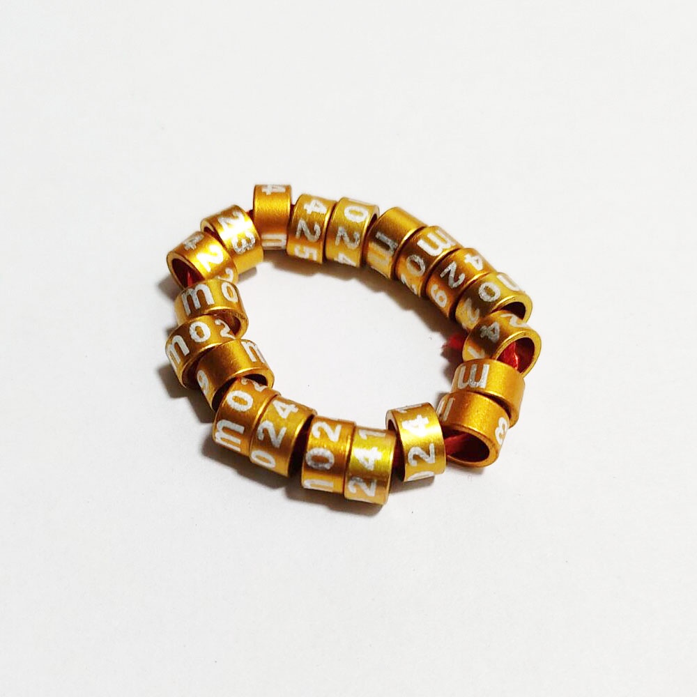 Set 50 / 20 Vòng Đeo Chân Huấn Luyện Chim Cảnh 5mm