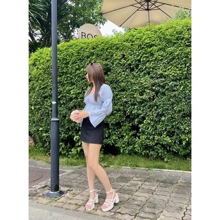 Beachclub-Áo tay phồng