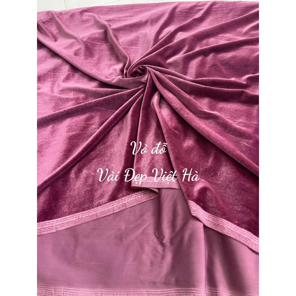 Vải Nhung  Cao Cấp HQ Hàng 7 Biên Sịn