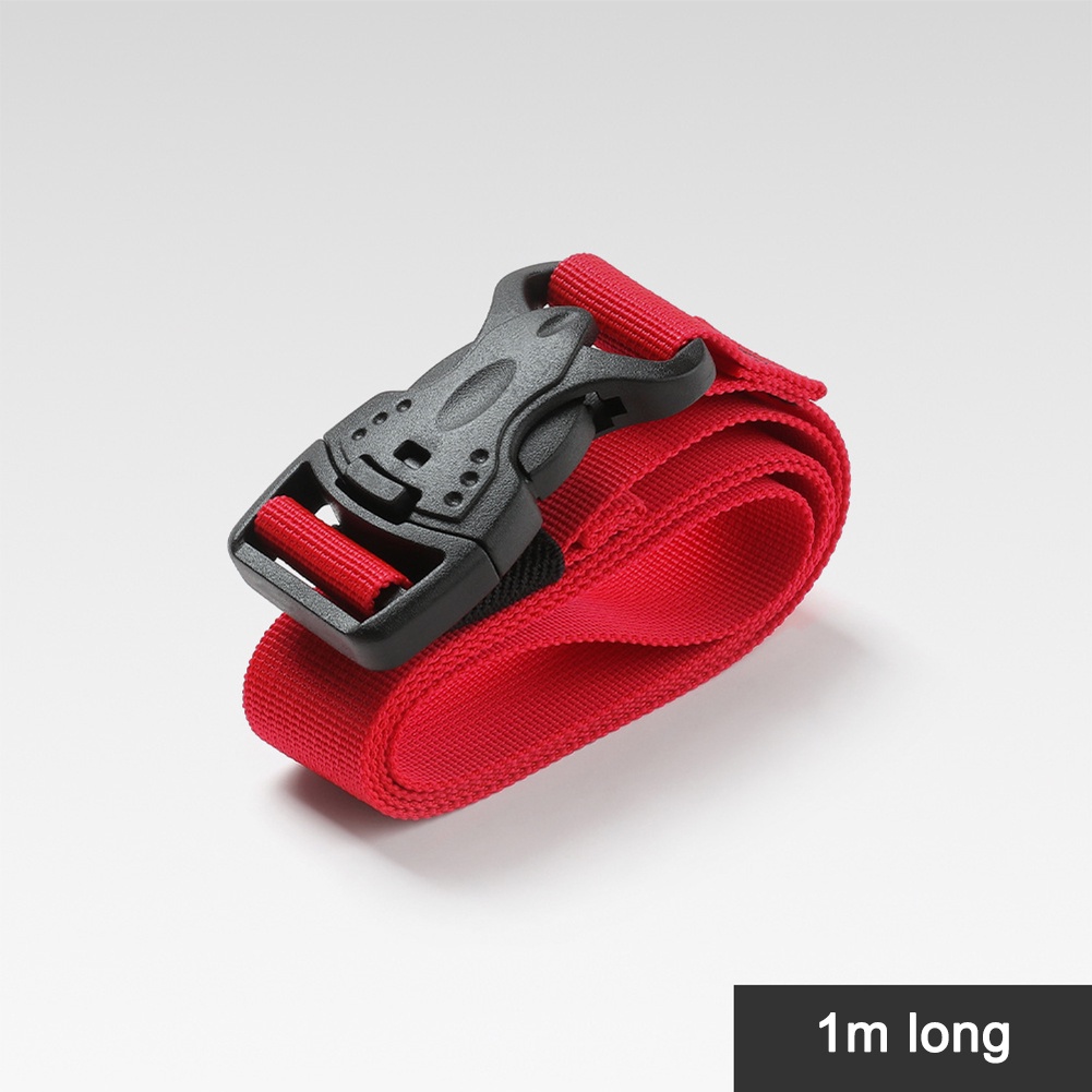 1 Dây Đai Buộc Hành Lý Du Lịch 0.6~1.5M Bằng Nylon Bền Có Khóa Cam