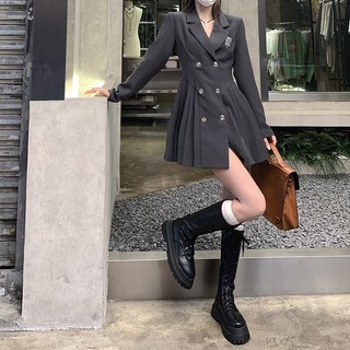 Ảnh thật 6 hình cuối-HC933.Đầm retro nữ sinh thời trang kiểu Pháp chanh xả