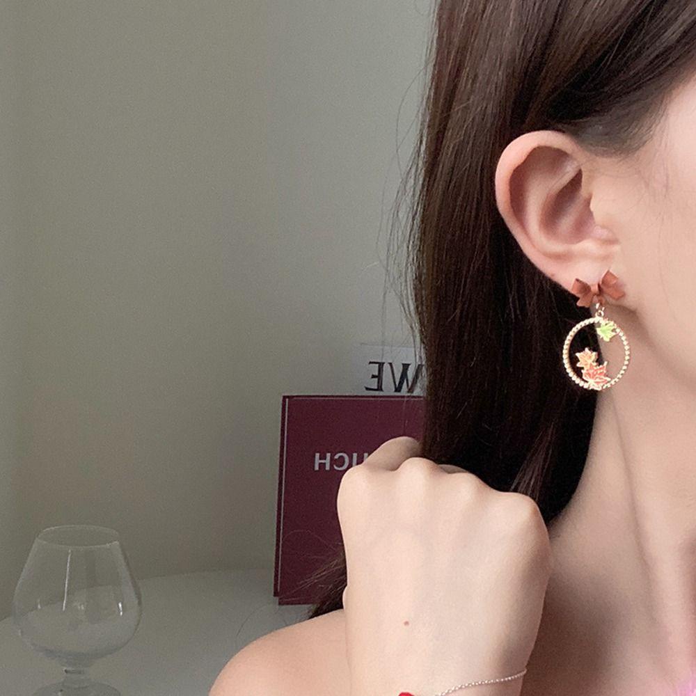 Bông Tai Dáng Dài Hình Mèo Phong Cách Nhật Bản Ngọt Ngào Cho Nữ