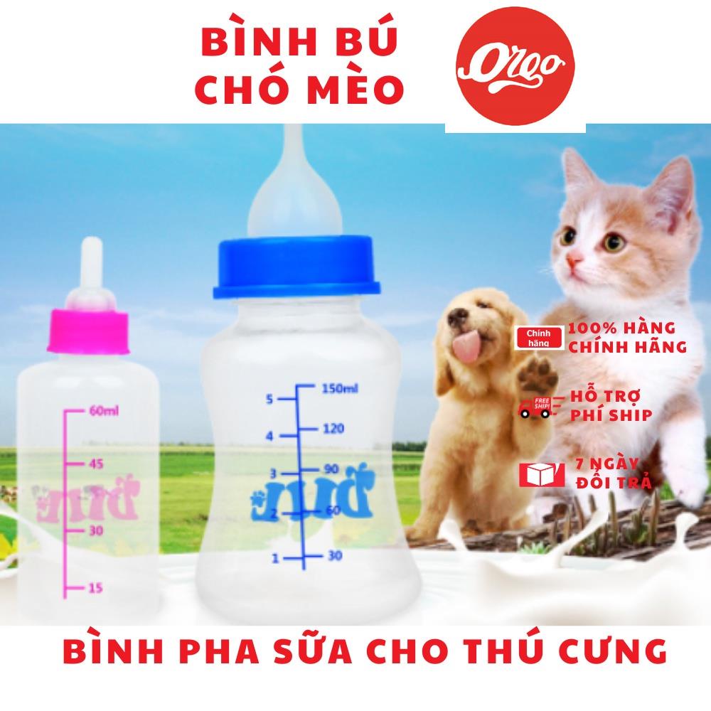  Orgo New- Bình bú cho chó mèo bình sữa bình ti chó mèo con 