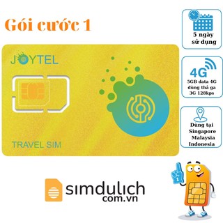 Sim du lịch Malaysia - Sim data tốc độ cao 4G, không giới hạn 3G