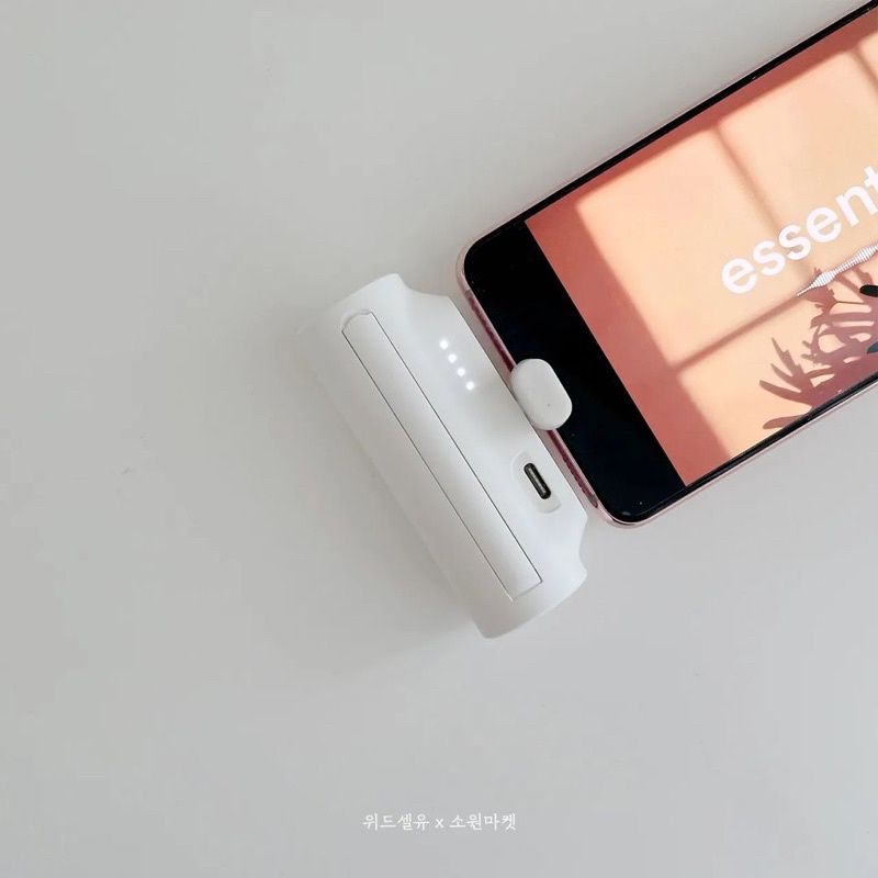 Sạc dự phòng Actimon 5000mAh Hàn quốc siêu nhỏ gọn, tiện lợi