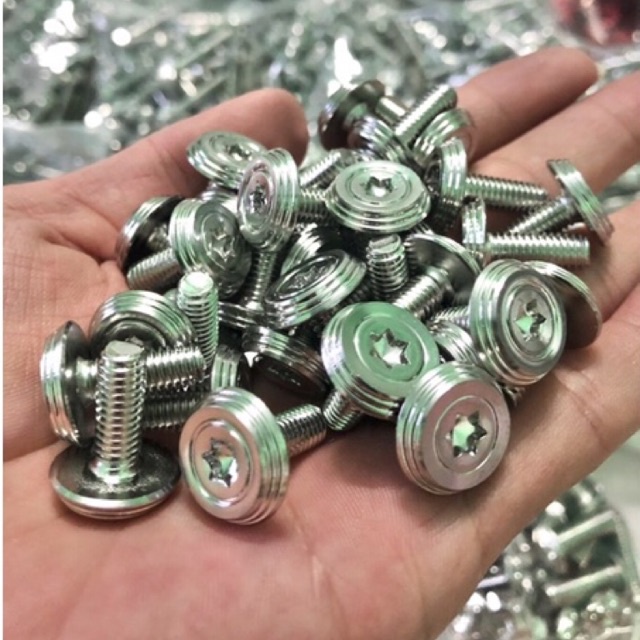 Ốc 5li nhuyễn, ốc 5li xoắn ốc kiểng salaya Inox 304 gắn cho các dòng xe
