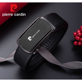 Thắt lưng nam Pierre Cardin chính hãng khóa trượt tự động dây da bò xịn