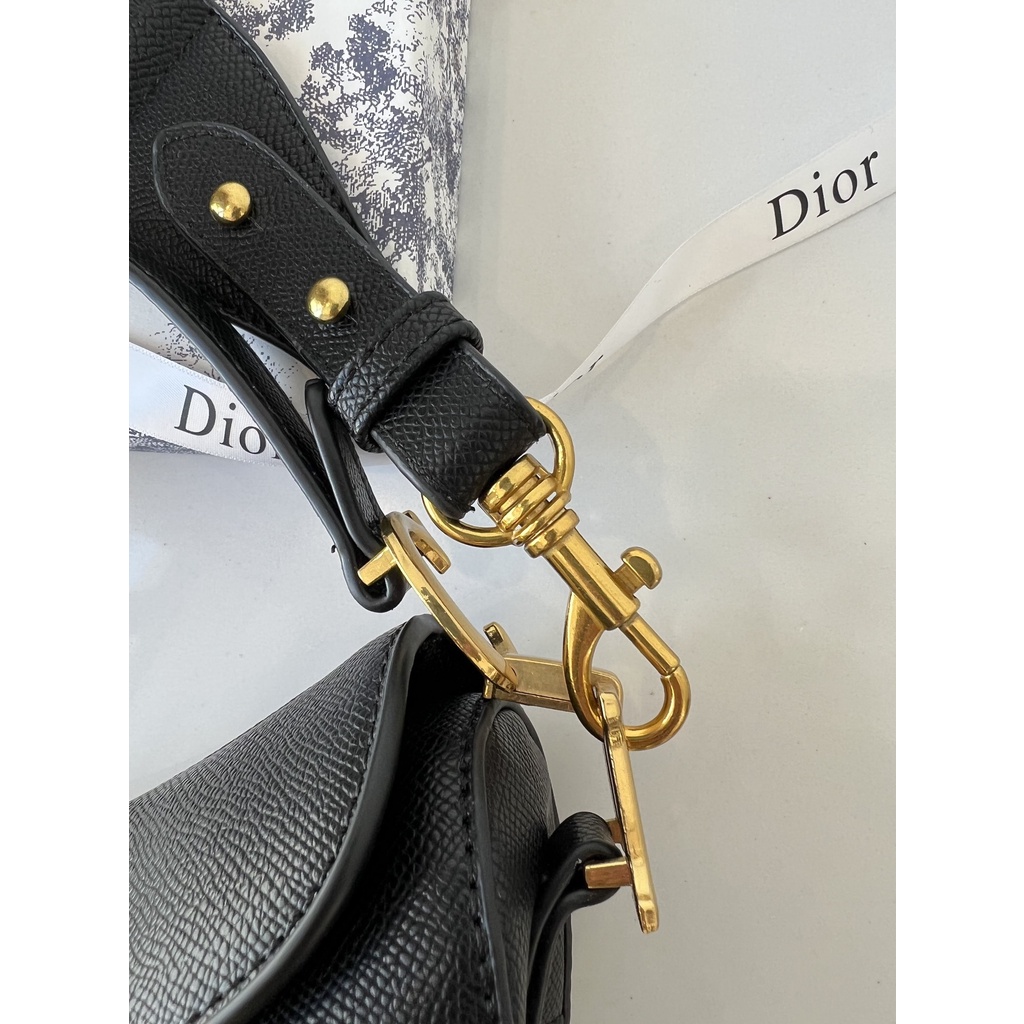 Túi xách nữ đeo chéo đen yên ngựa thời trang cao cấp