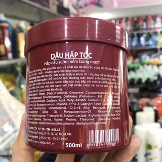 Dầu hấp tóc cao cấp Kella Đỏ 500ml